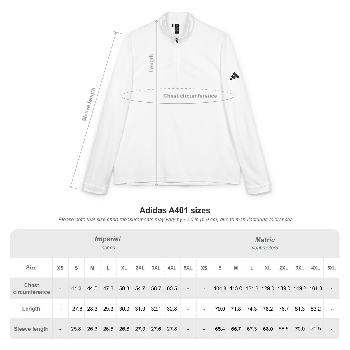 Adidas Embroidered Quarter-Zip Pullover