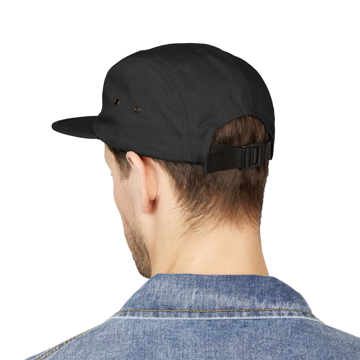 Willow & Wand Embroidered 5-Panel Cap – Casual Tan Hat with Script Logo