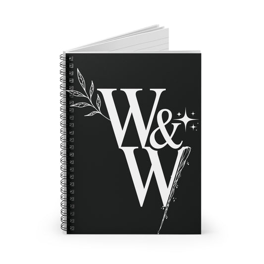 Willow & Wand Books Monogram Spiral Notebook — Ruled Journal