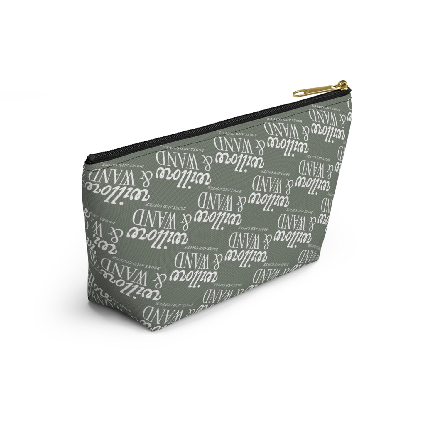 Willow & Wand Zip Accessory Pouch — T‑Bottom Cosmetic Bag