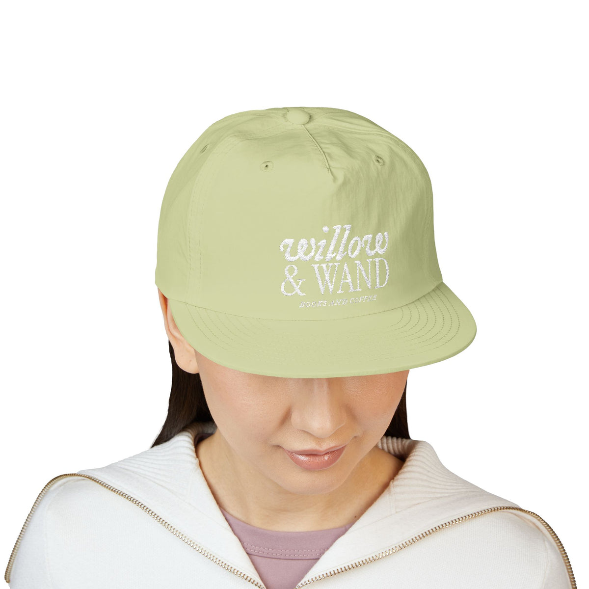 Surf Cap — Willow & Wand Embroidered Logo Snapback Hat