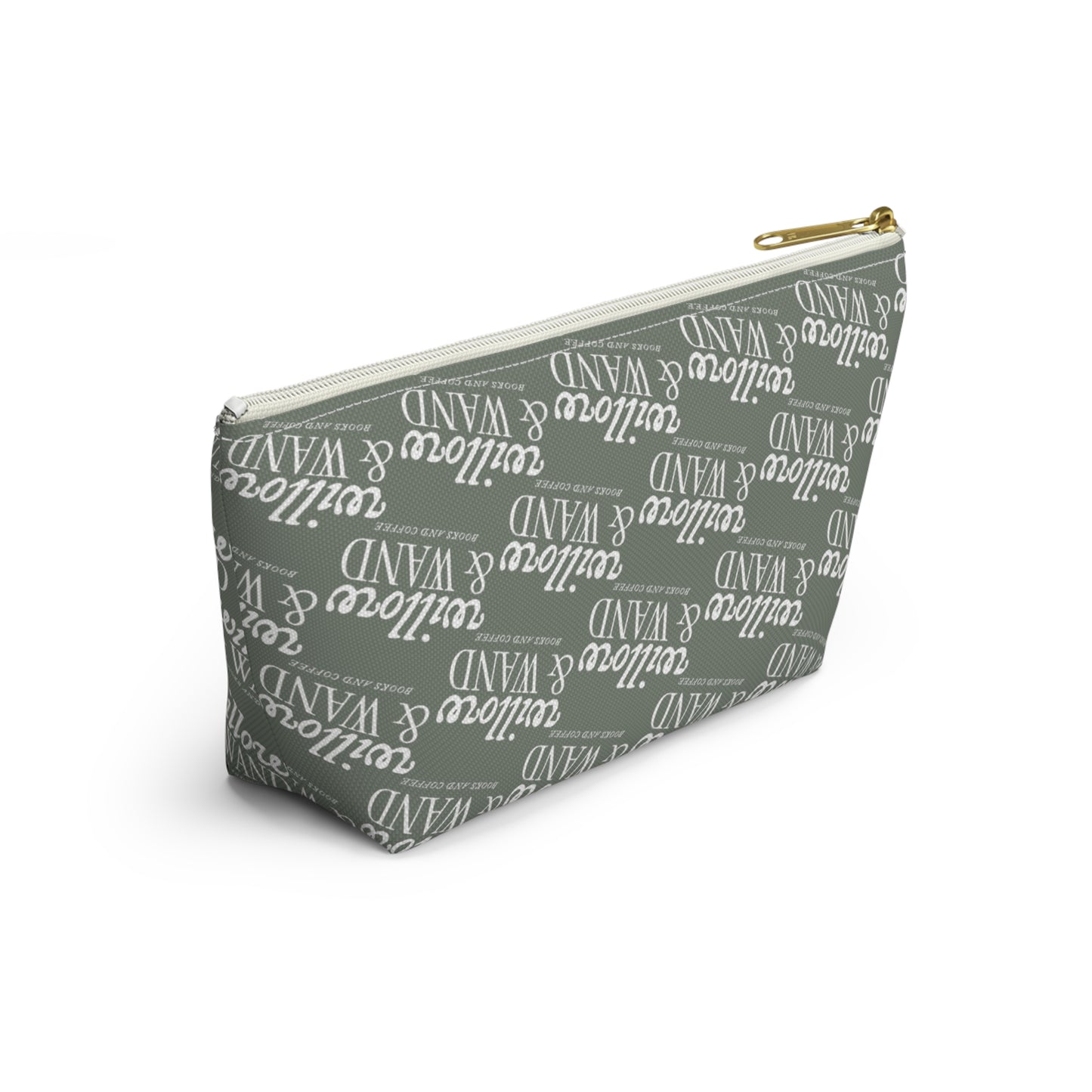 Willow & Wand Zip Accessory Pouch — T‑Bottom Cosmetic Bag