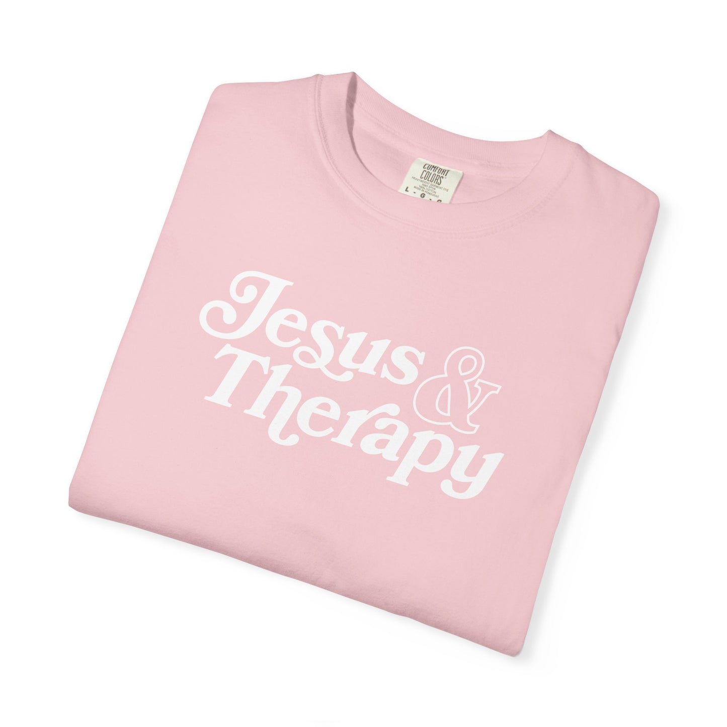 Jesus & Therapy T-Shirt — Faith-Based Christian Tee