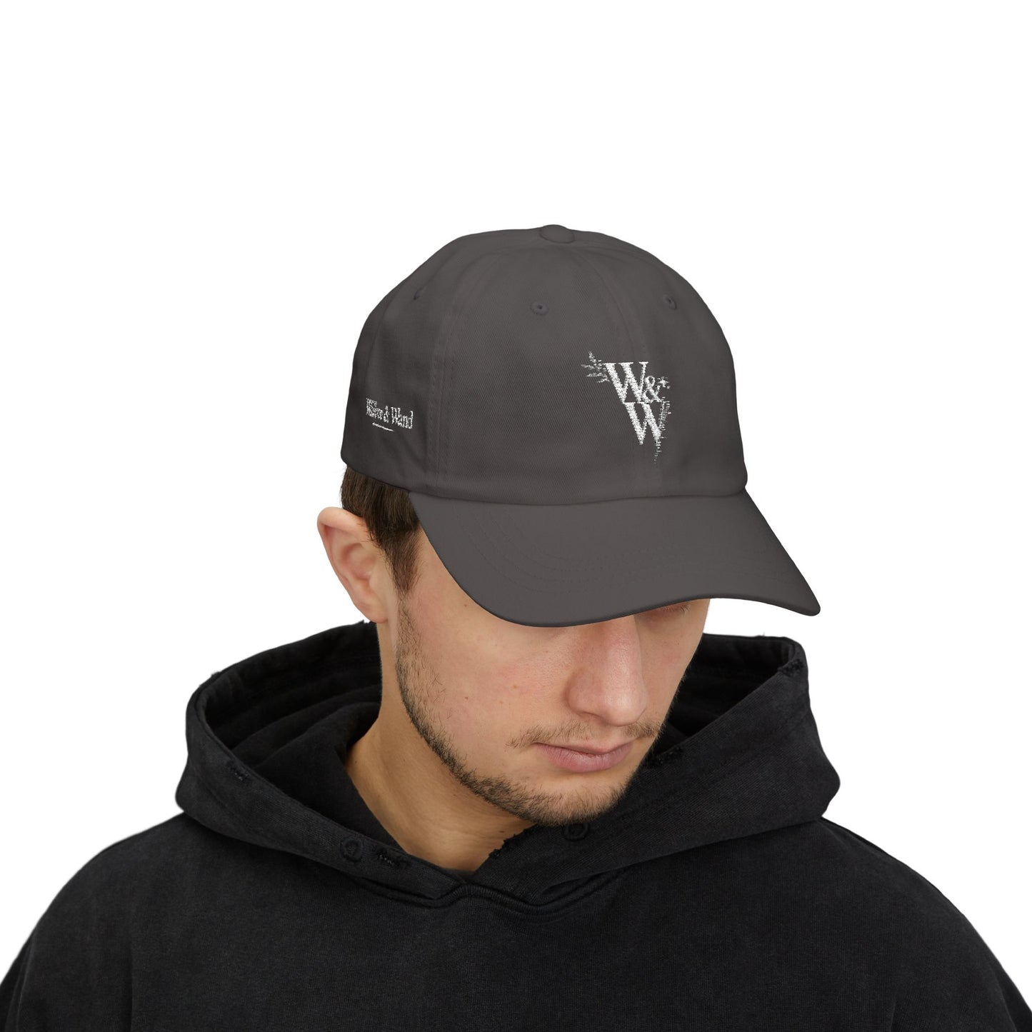 Distressed W&W Embroidered Dad Cap