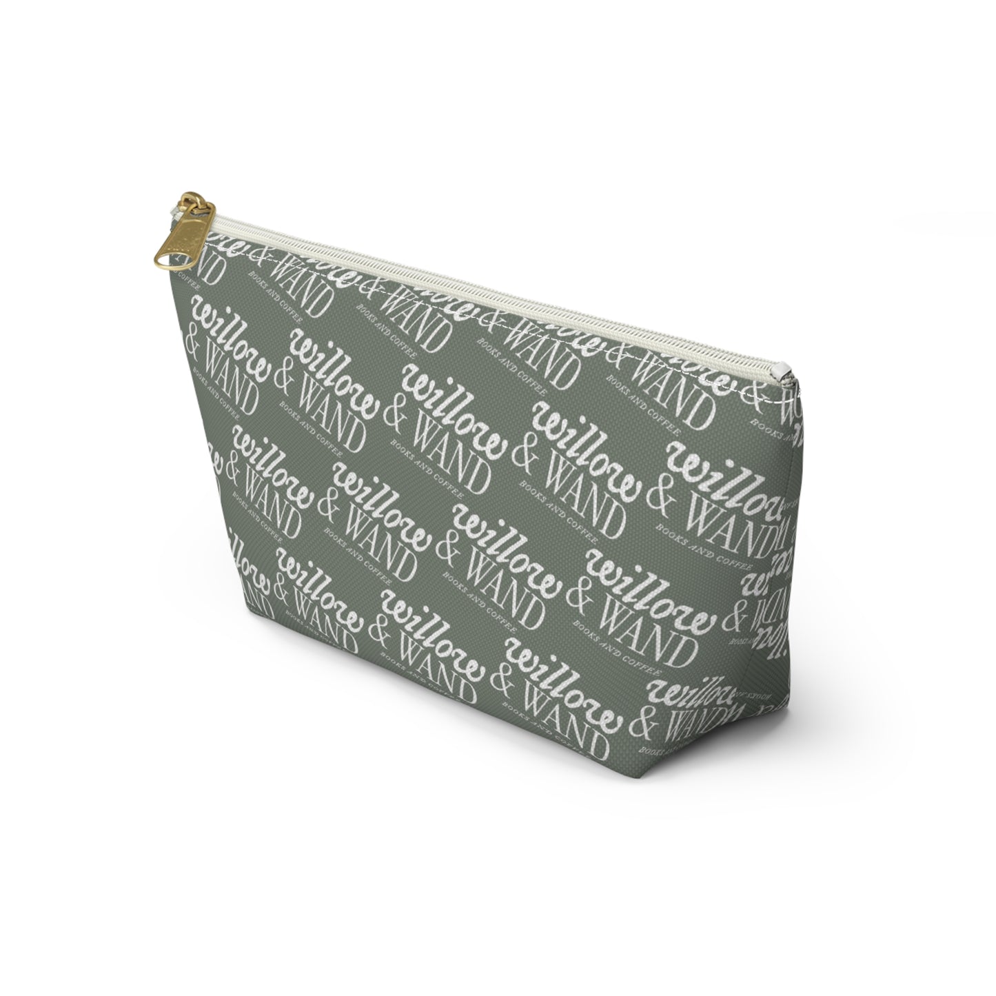 Willow & Wand Zip Accessory Pouch — T‑Bottom Cosmetic Bag