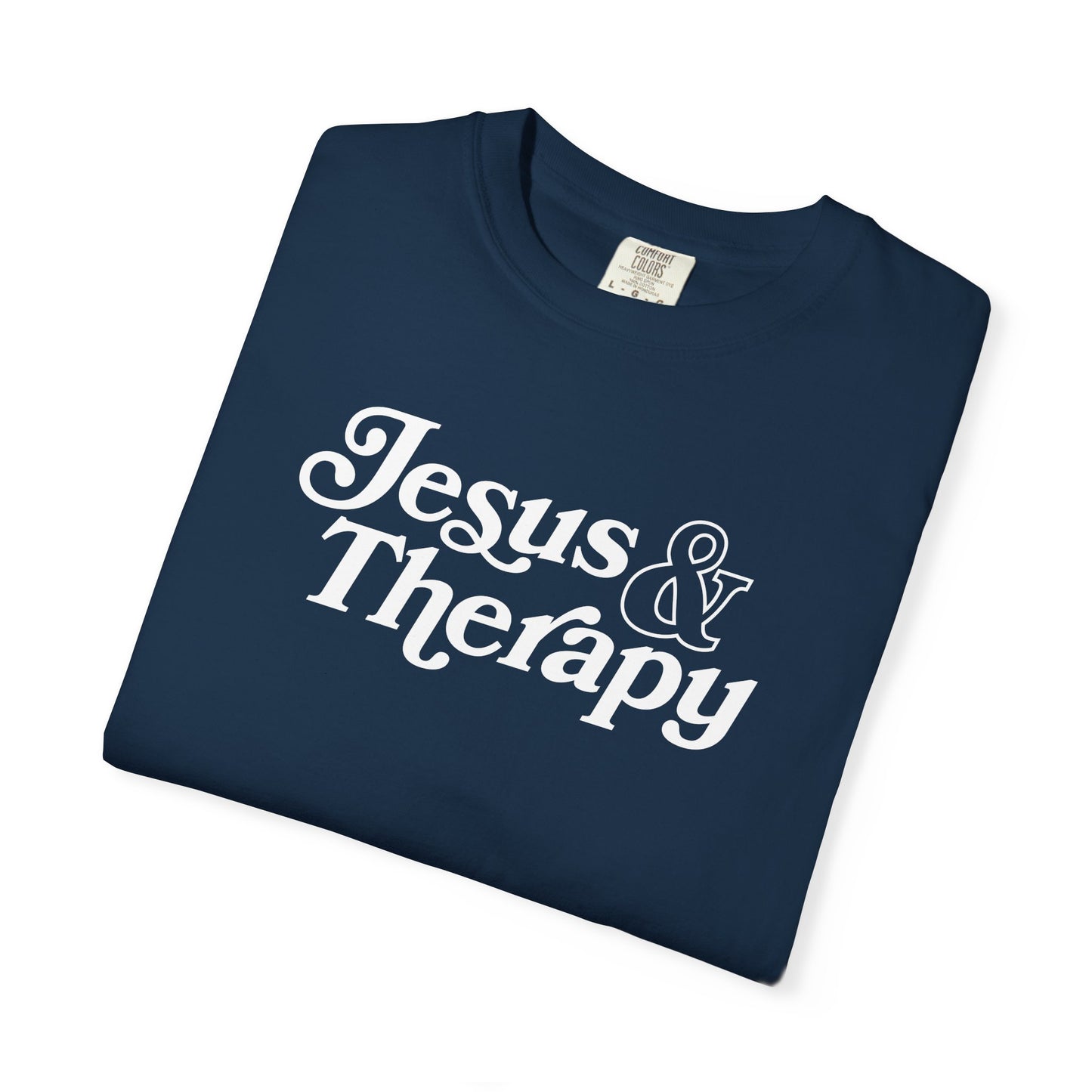 Jesus & Therapy T-Shirt — Faith-Based Christian Tee