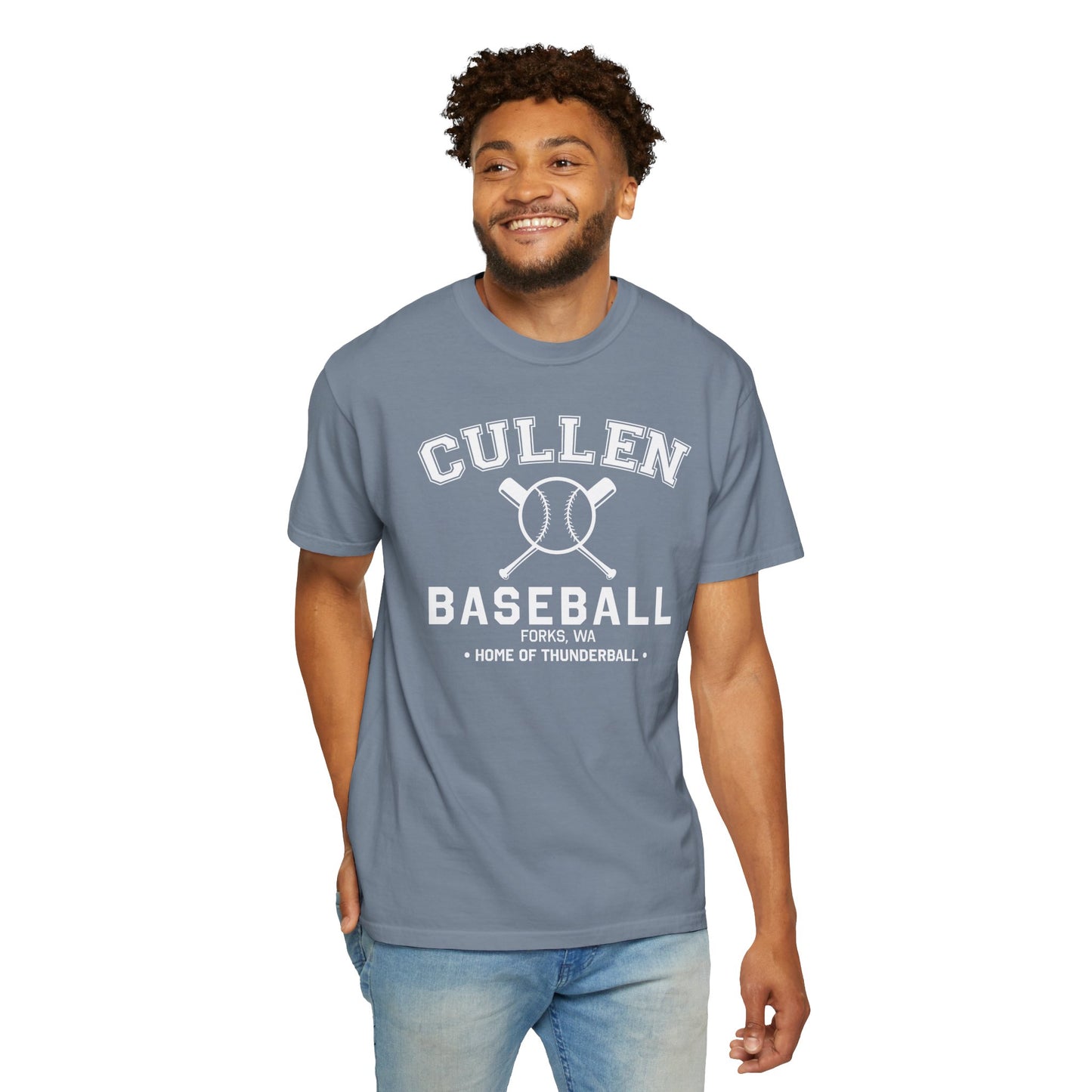 Vampire Baseball Team T-Shirt — Forks 'Home of Thunder ball' Vintage Tee
