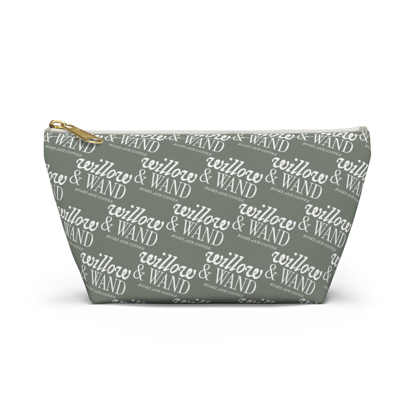 Willow & Wand Zip Accessory Pouch — T‑Bottom Cosmetic Bag