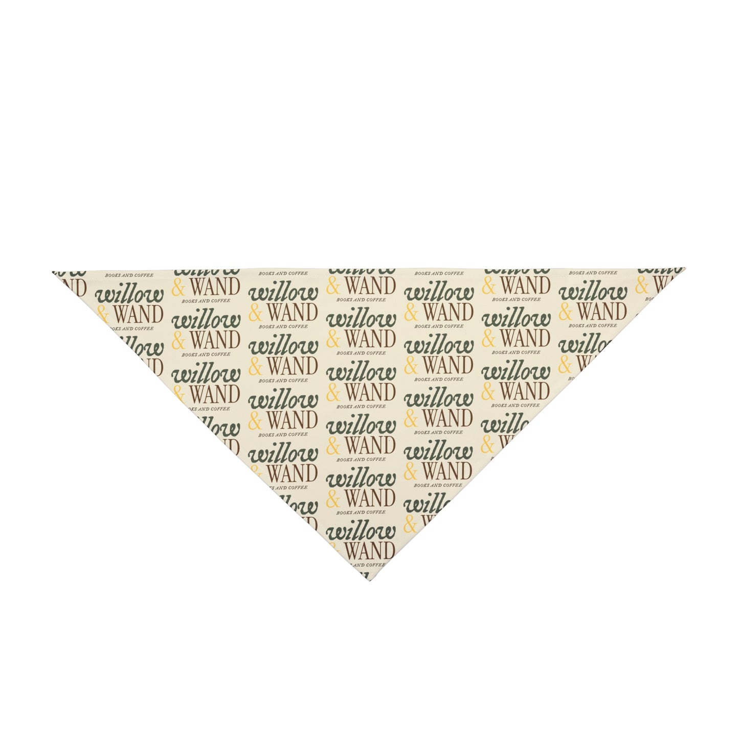 Personalized 'Willow' Pet Bandana — Repeat Pattern