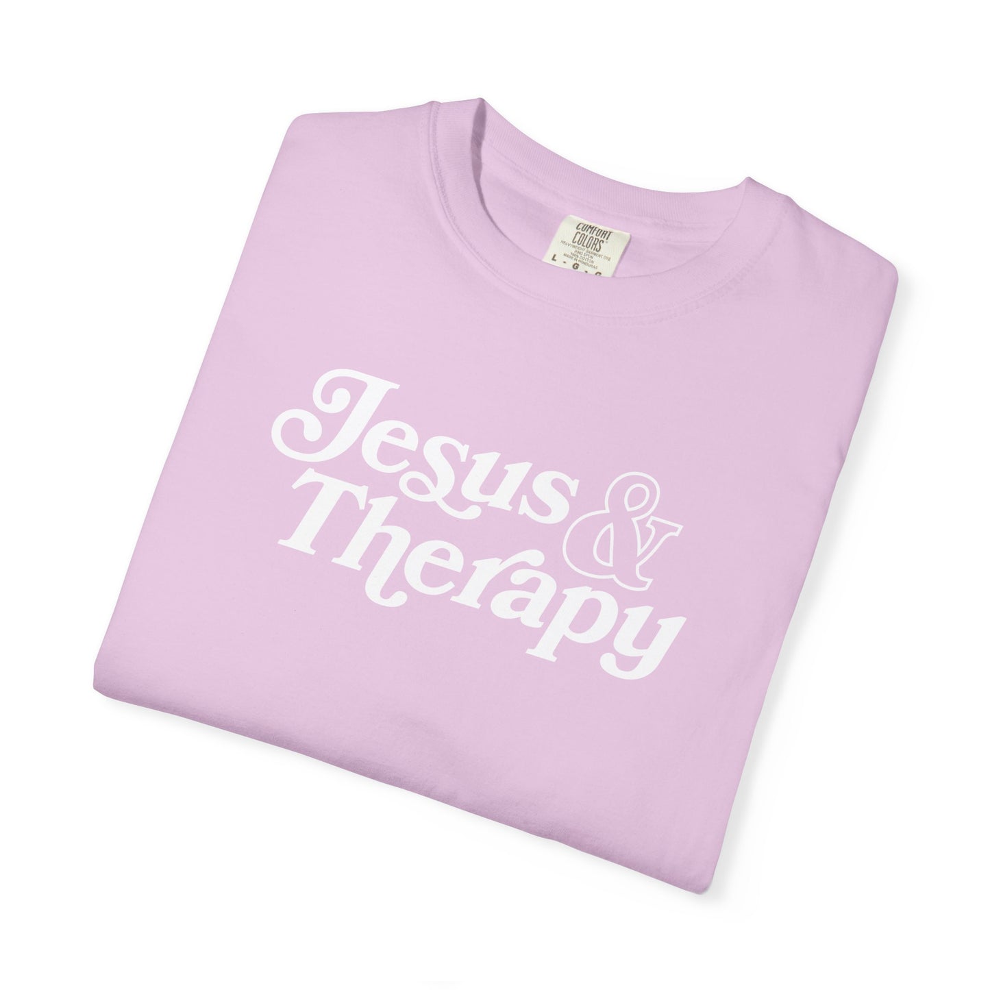 Jesus & Therapy T-Shirt — Faith-Based Christian Tee