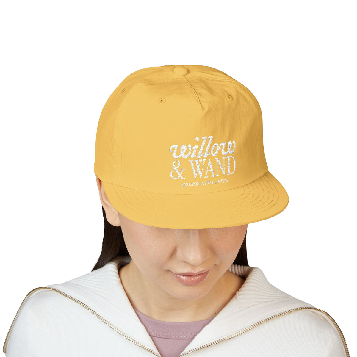 Surf Cap — Willow & Wand Embroidered Logo Snapback Hat