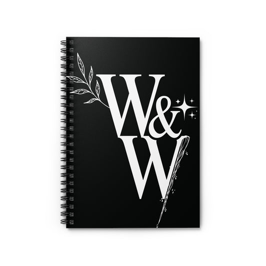 Willow & Wand Books Monogram Spiral Notebook — Ruled Journal