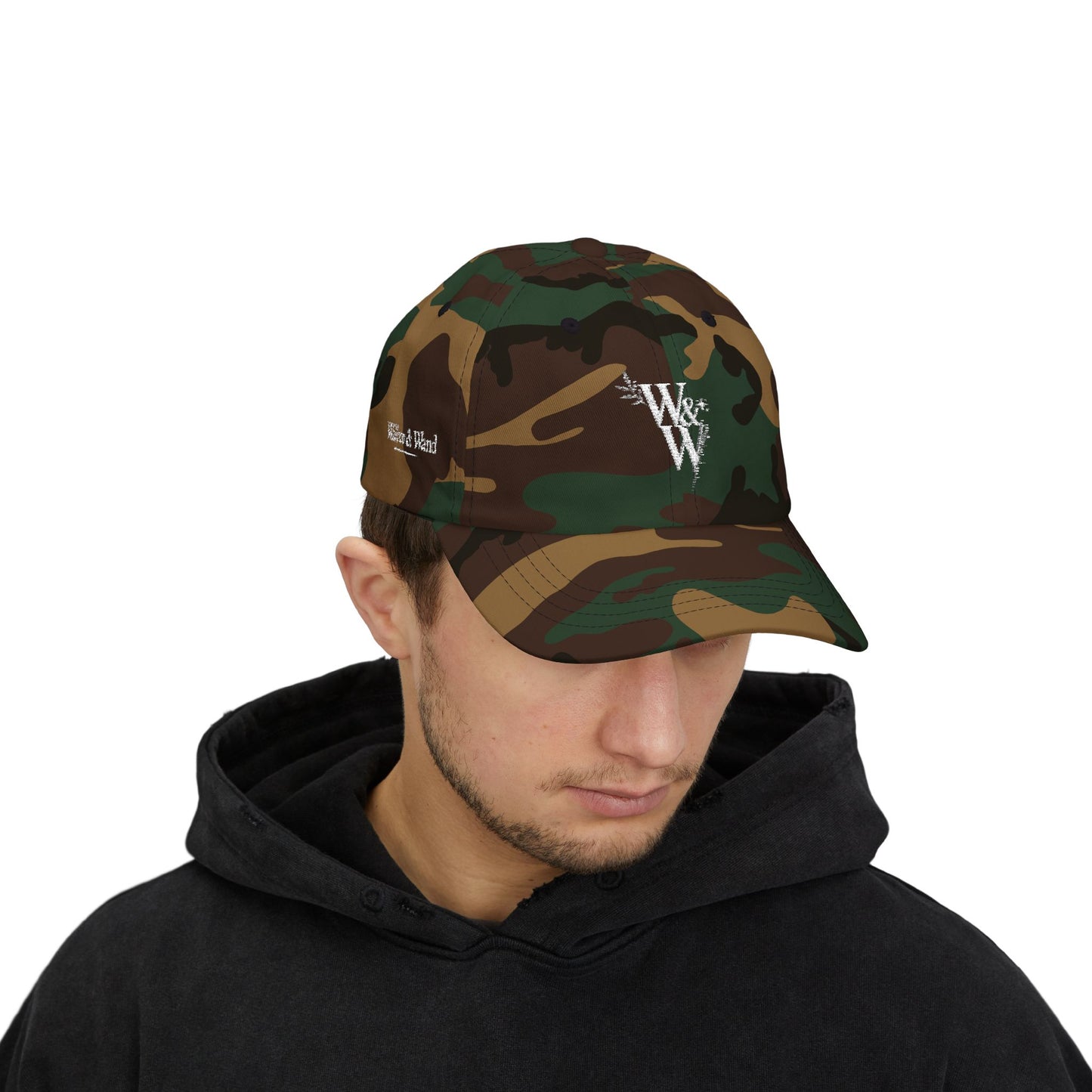Distressed W&W Embroidered Dad Cap