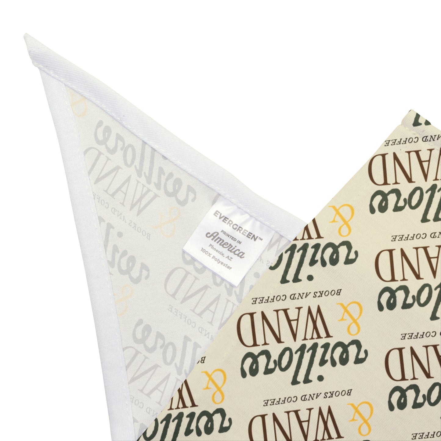 Personalized 'Willow' Pet Bandana — Repeat Pattern