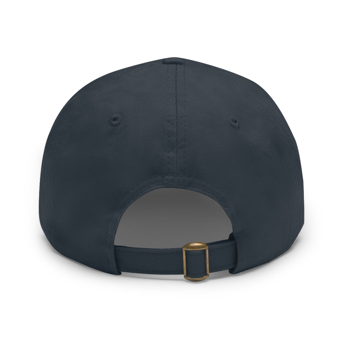 Willow & Wand Leather Patch Dad Hat — Coffee Shop Retro Logo Cap