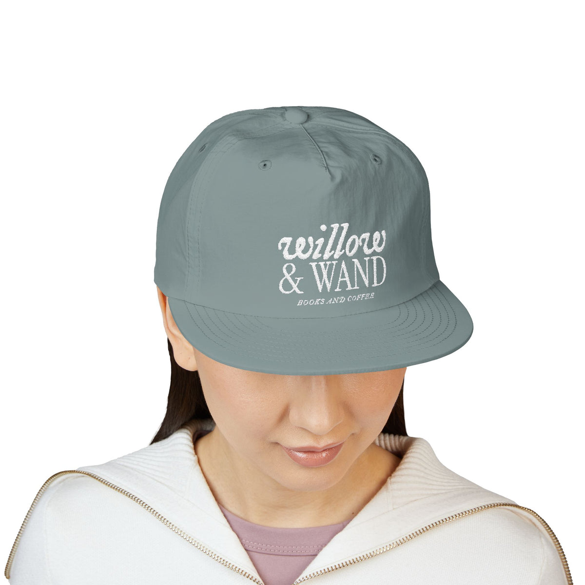 Surf Cap — Willow & Wand Embroidered Logo Snapback Hat