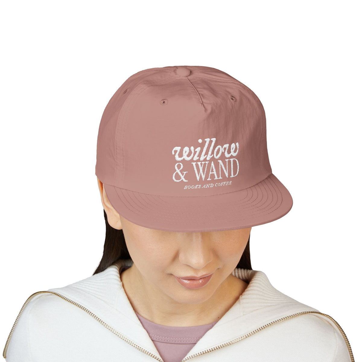 Surf Cap — Willow & Wand Embroidered Logo Snapback Hat