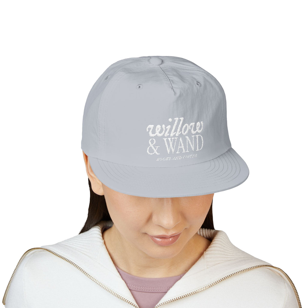 Surf Cap — Willow & Wand Embroidered Logo Snapback Hat
