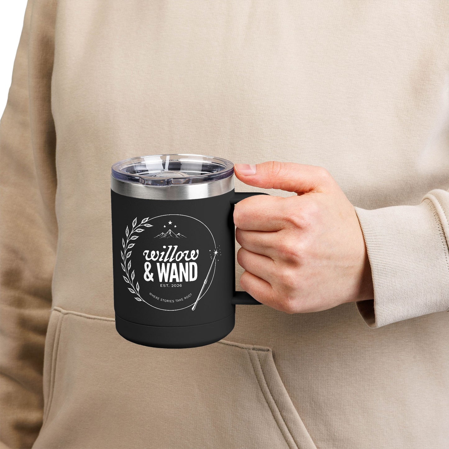 Willow & Wand 15oz Insulated Travel Mug Tumbler