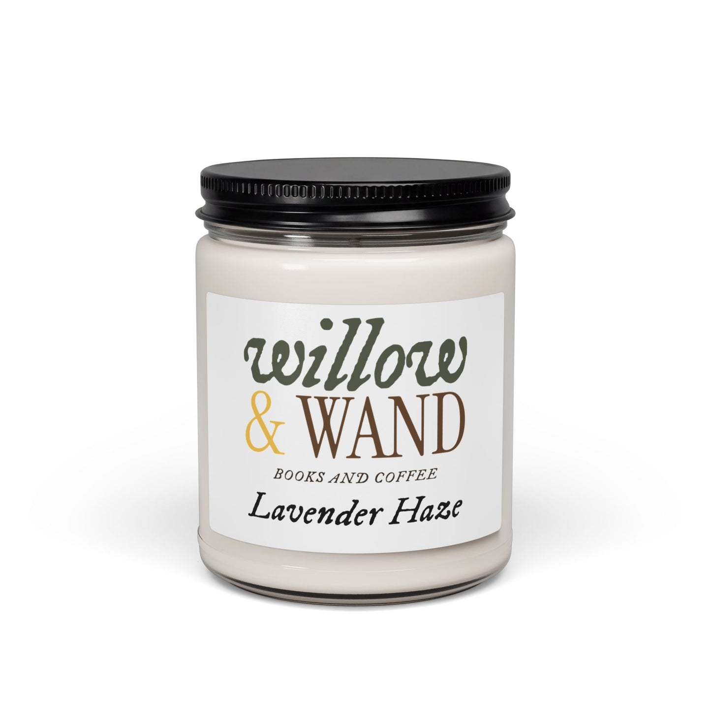 Willow & Wand Scented Soy Candle — Books & Coffee 9oz