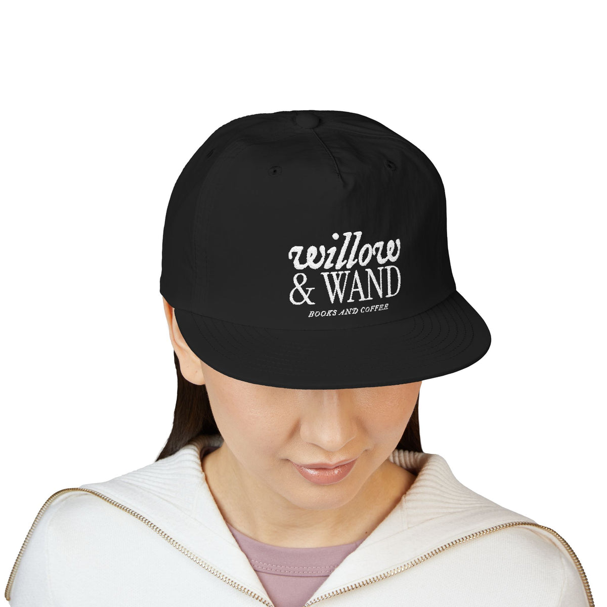 Surf Cap — Willow & Wand Embroidered Logo Snapback Hat