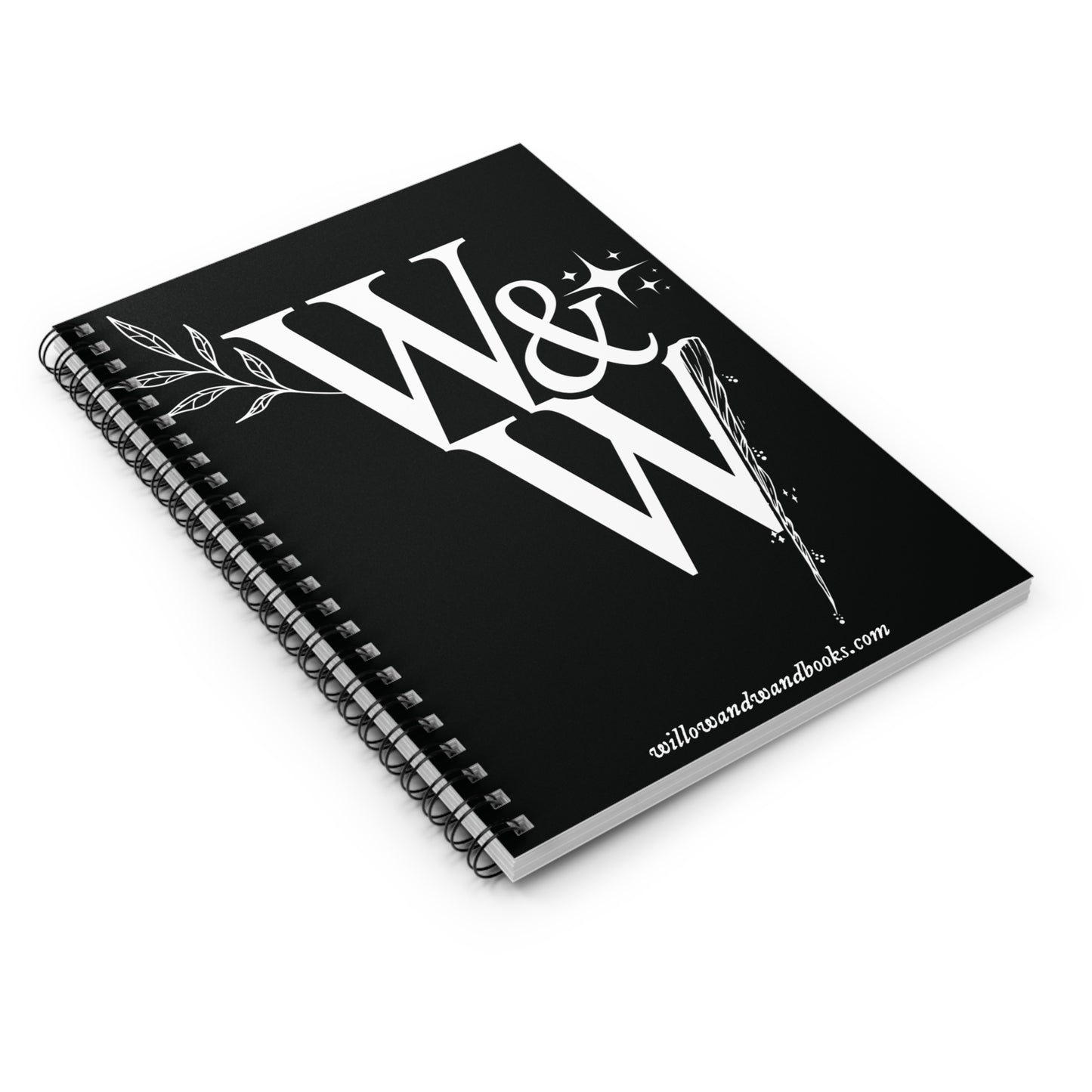 Willow & Wand Books Monogram Spiral Notebook — Ruled Journal
