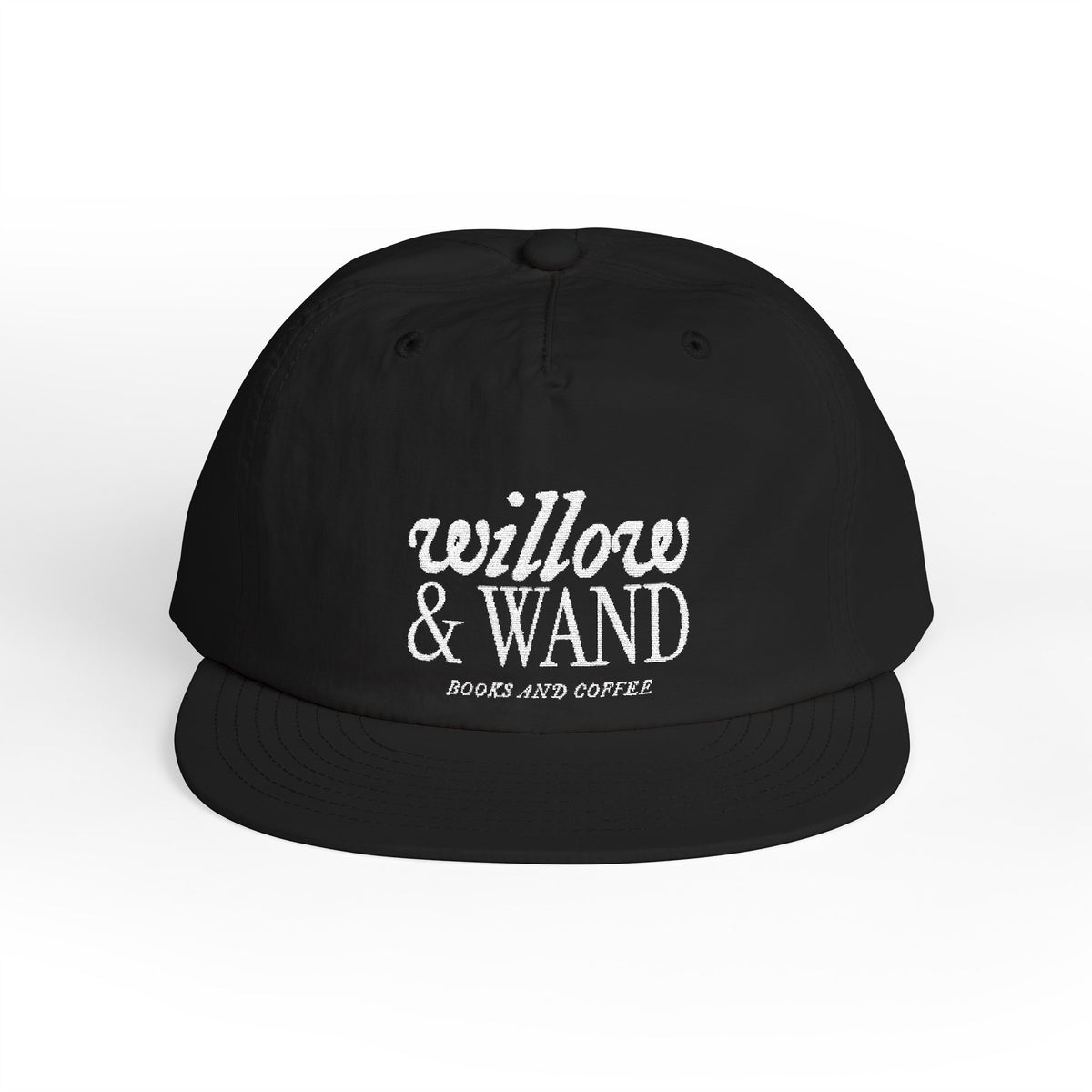 Surf Cap — Willow & Wand Embroidered Logo Snapback Hat