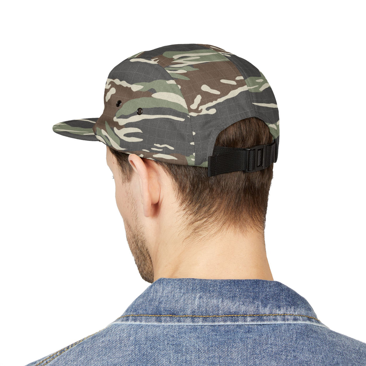 Willow & Wand Embroidered 5-Panel Cap – Casual Tan Hat with Script Logo