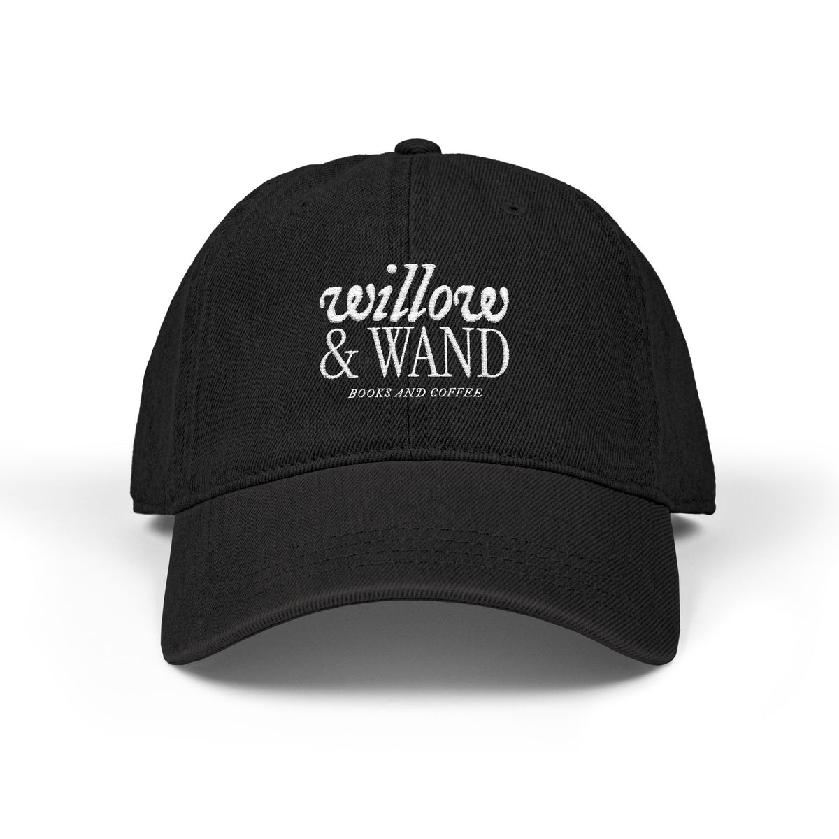 Willow & Wand Embroidered Denim Hat — Vintage Dad Cap