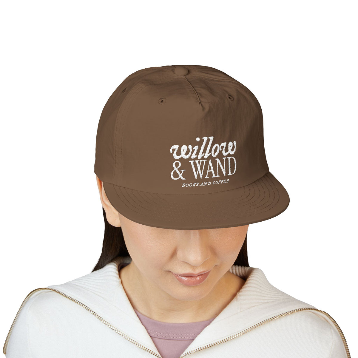 Surf Cap — Willow & Wand Embroidered Logo Snapback Hat