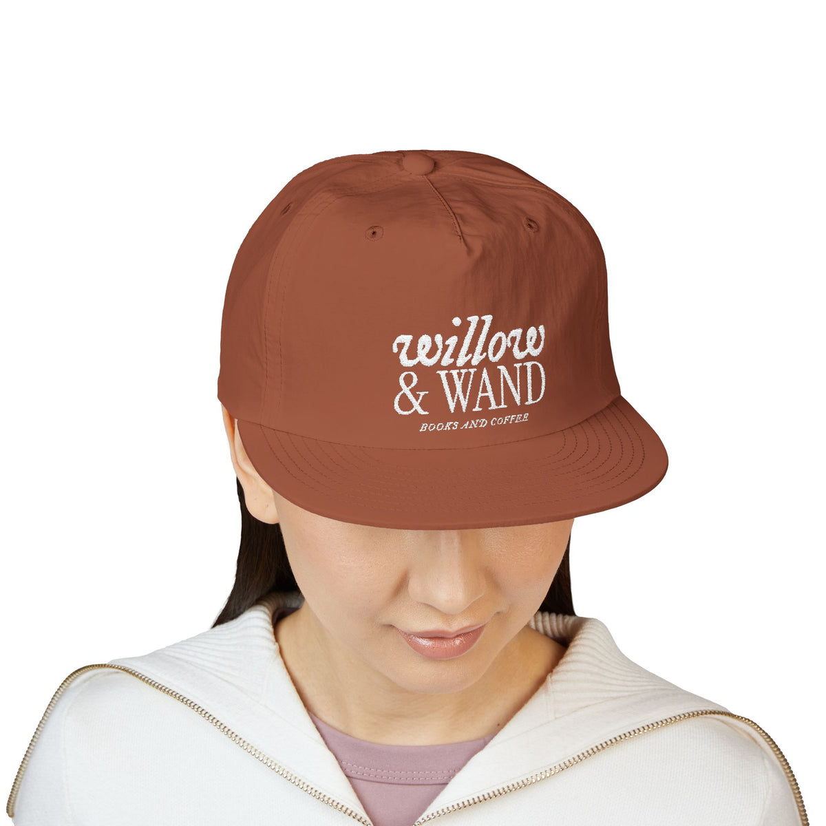 Surf Cap — Willow & Wand Embroidered Logo Snapback Hat