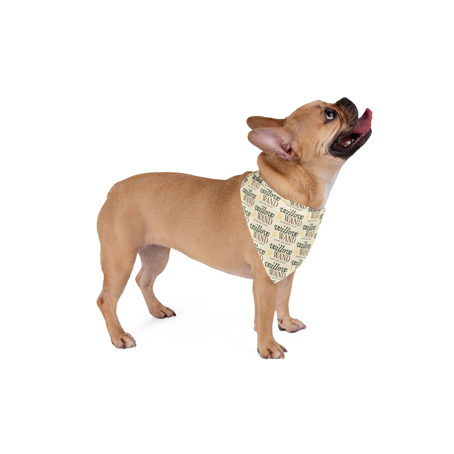 Personalized 'Willow' Pet Bandana — Repeat Pattern