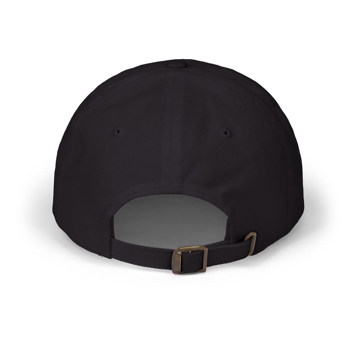 Classic Dad Cap - Retro Embroidered 'Anchored & Loved' White Cotton Baseball Hat