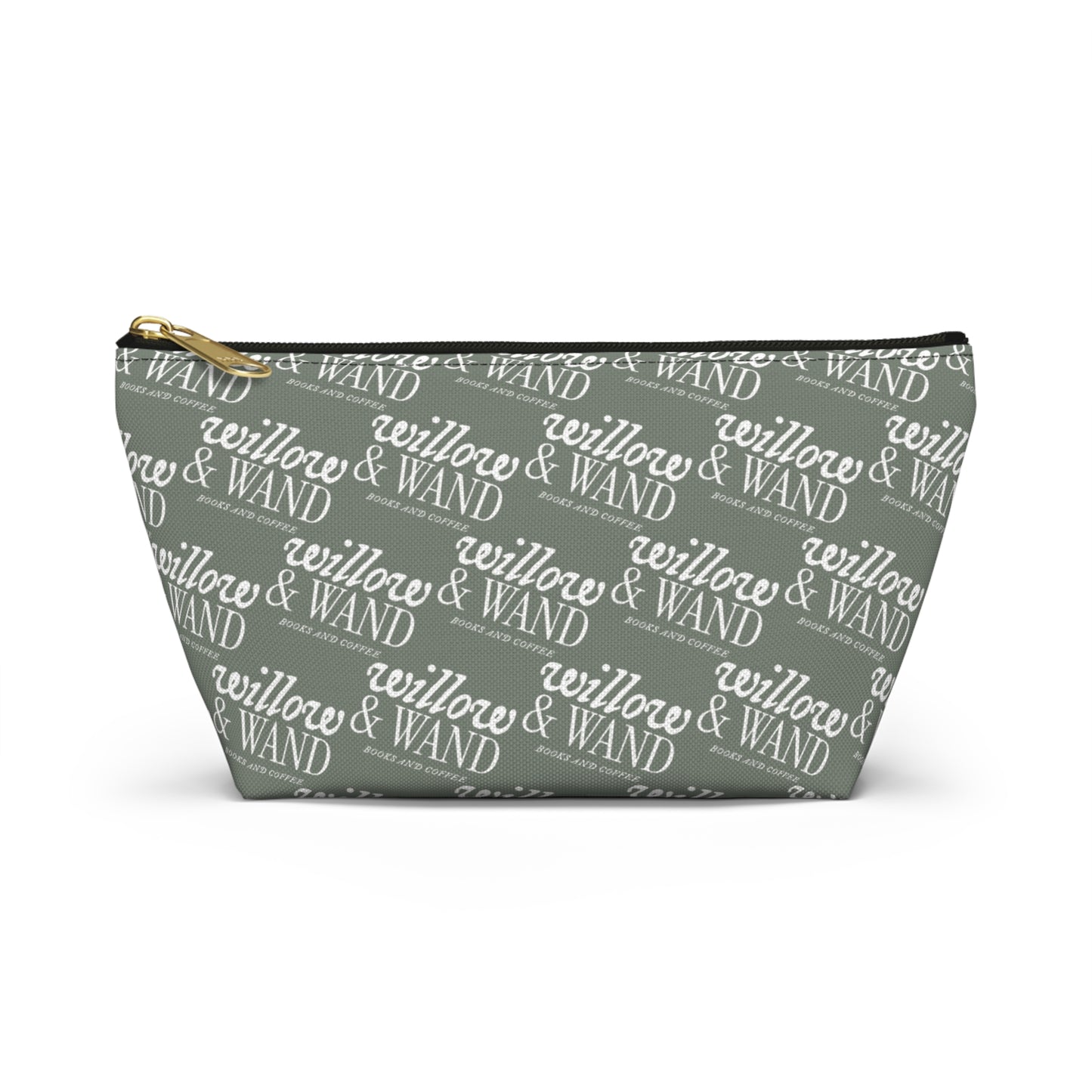 Willow & Wand Zip Accessory Pouch — T‑Bottom Cosmetic Bag