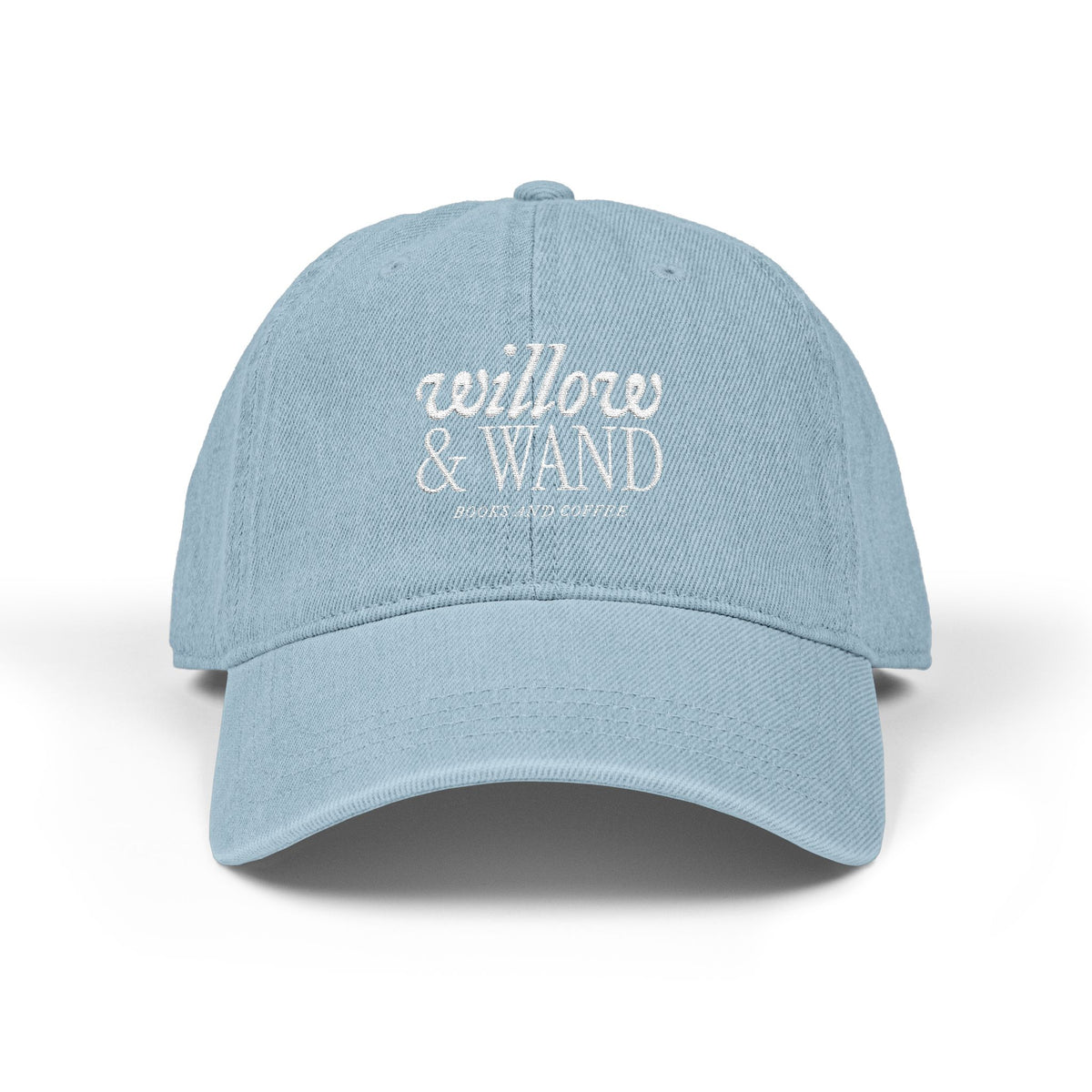 Willow & Wand Embroidered Denim Hat — Vintage Dad Cap