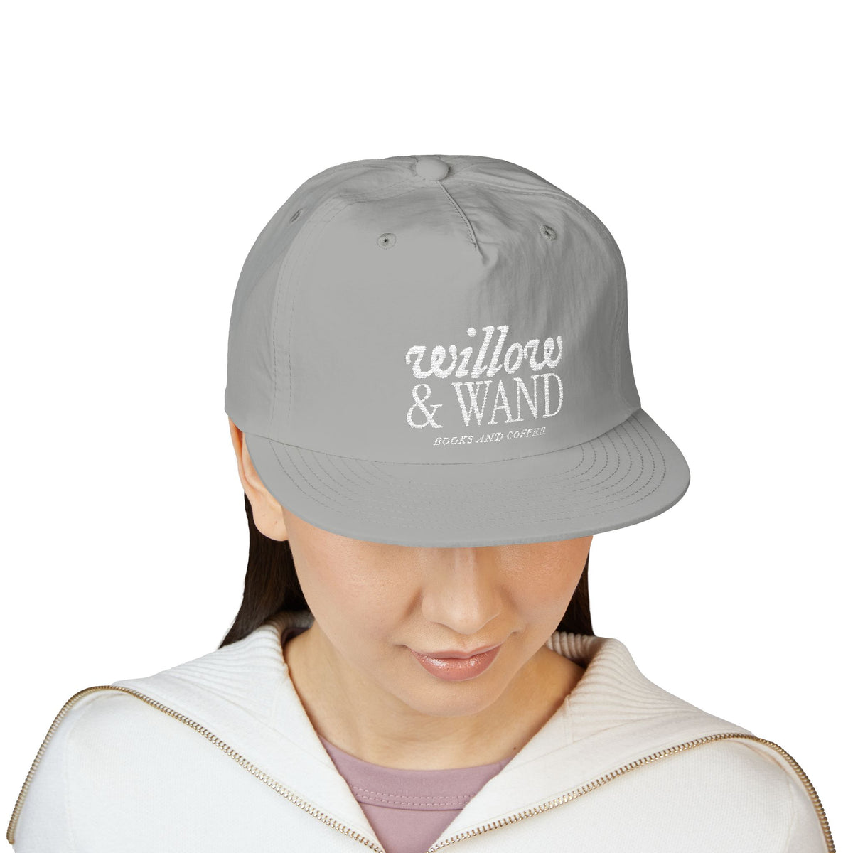 Surf Cap — Willow & Wand Embroidered Logo Snapback Hat