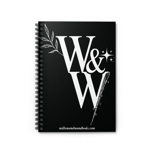 Willow & Wand Books Monogram Spiral Notebook — Ruled Journal