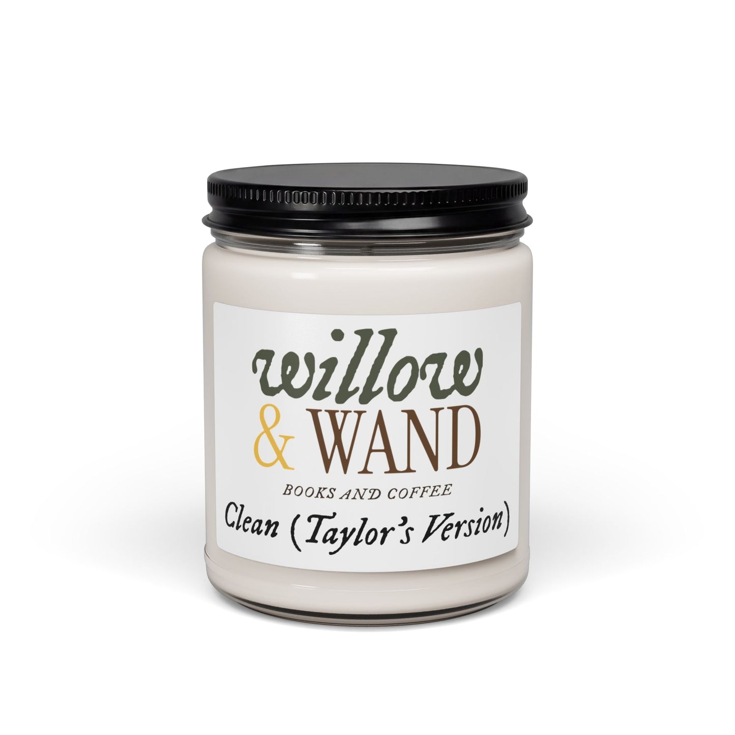 Willow & Wand Scented Soy Candle — Books & Coffee 9oz