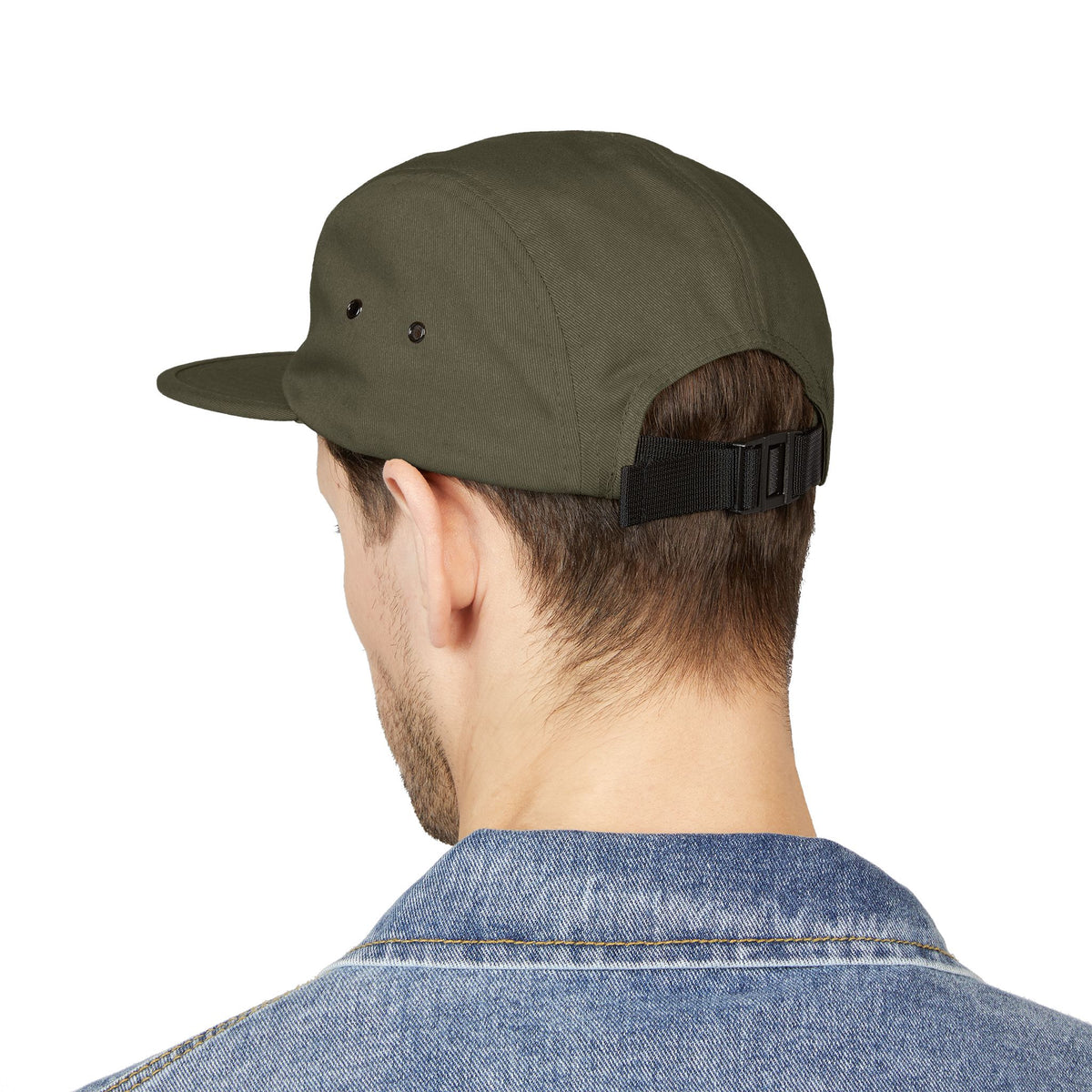 Willow & Wand Embroidered 5-Panel Cap – Casual Tan Hat with Script Logo