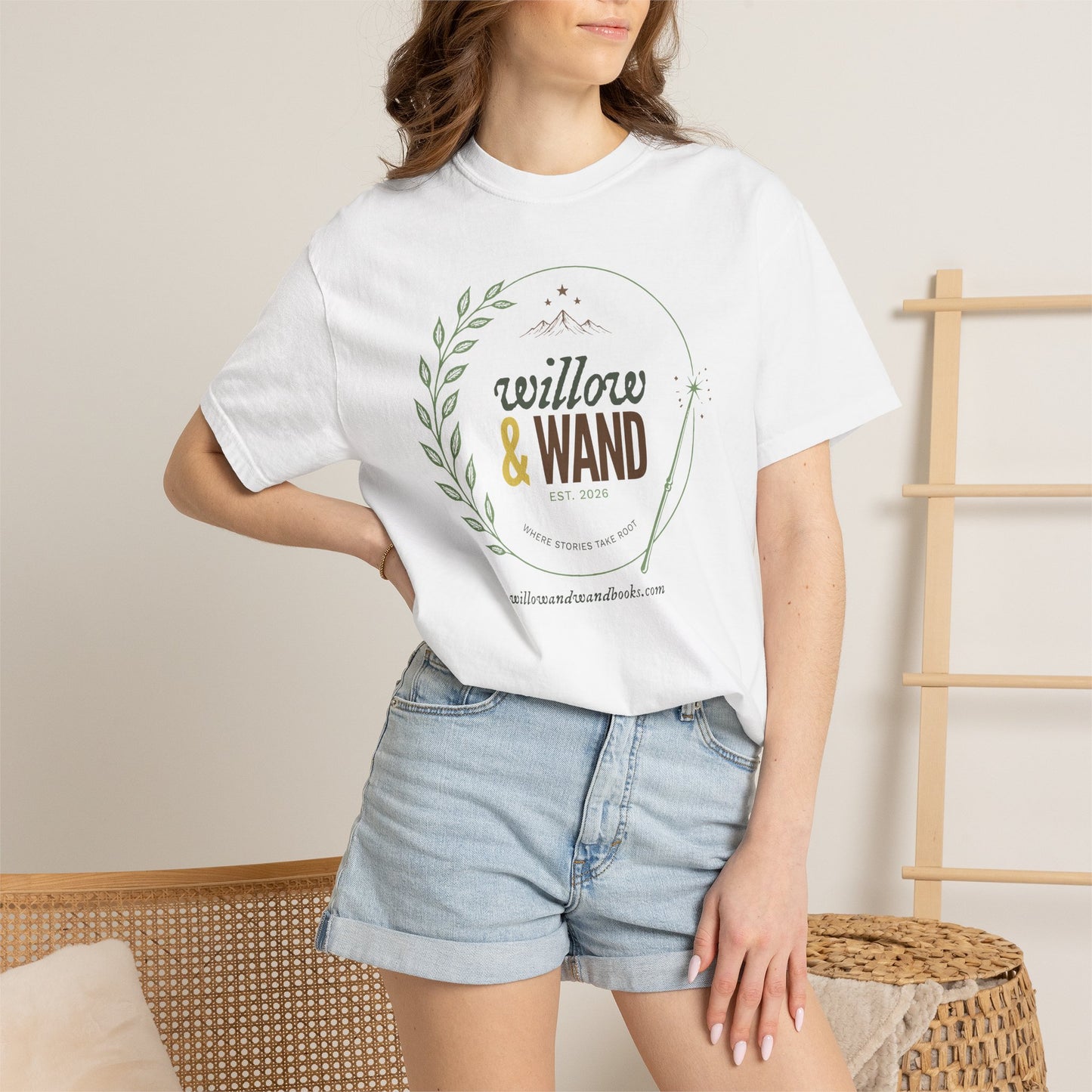 W&W Botanical Logo — Comfort Colors Tee