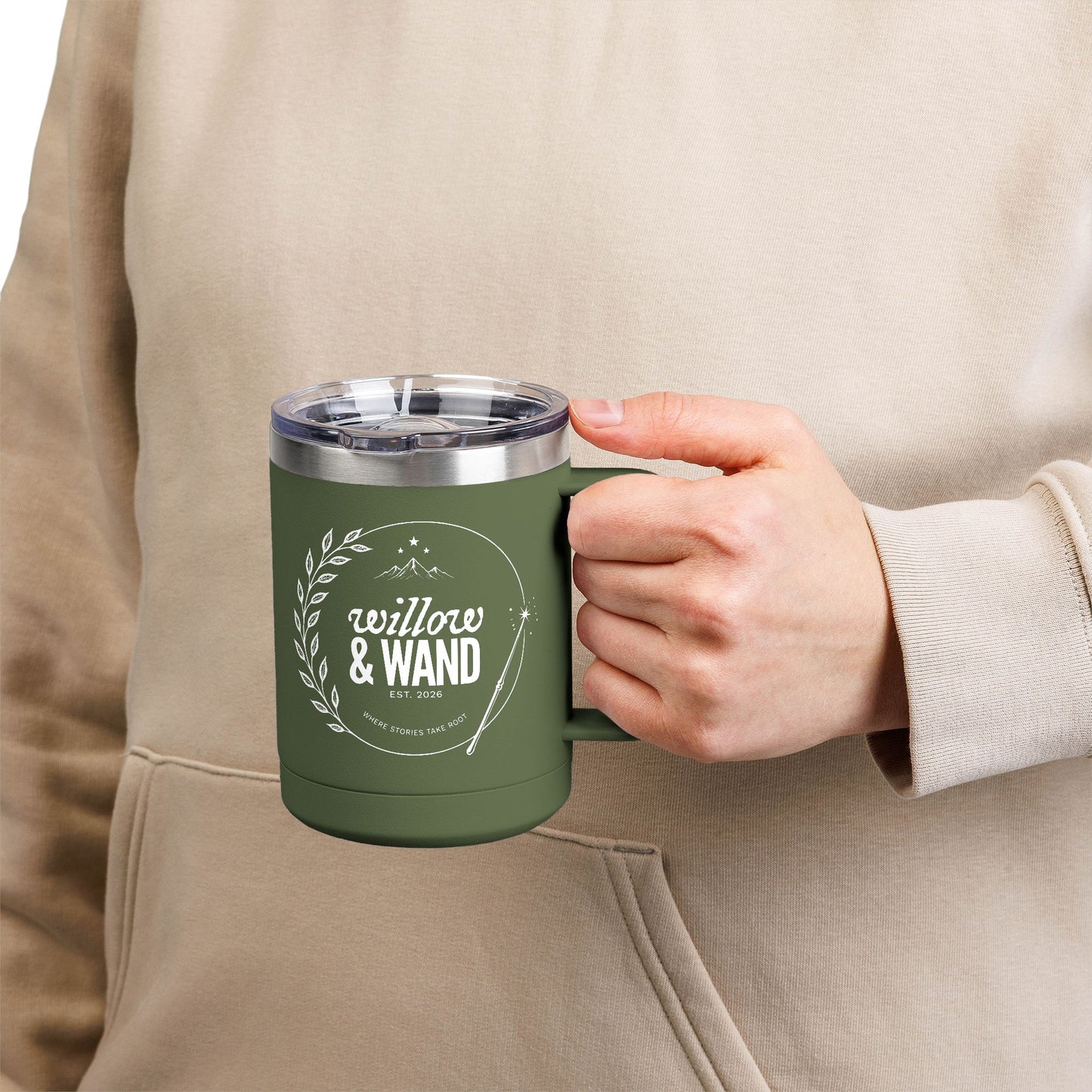 Willow & Wand 15oz Insulated Travel Mug Tumbler