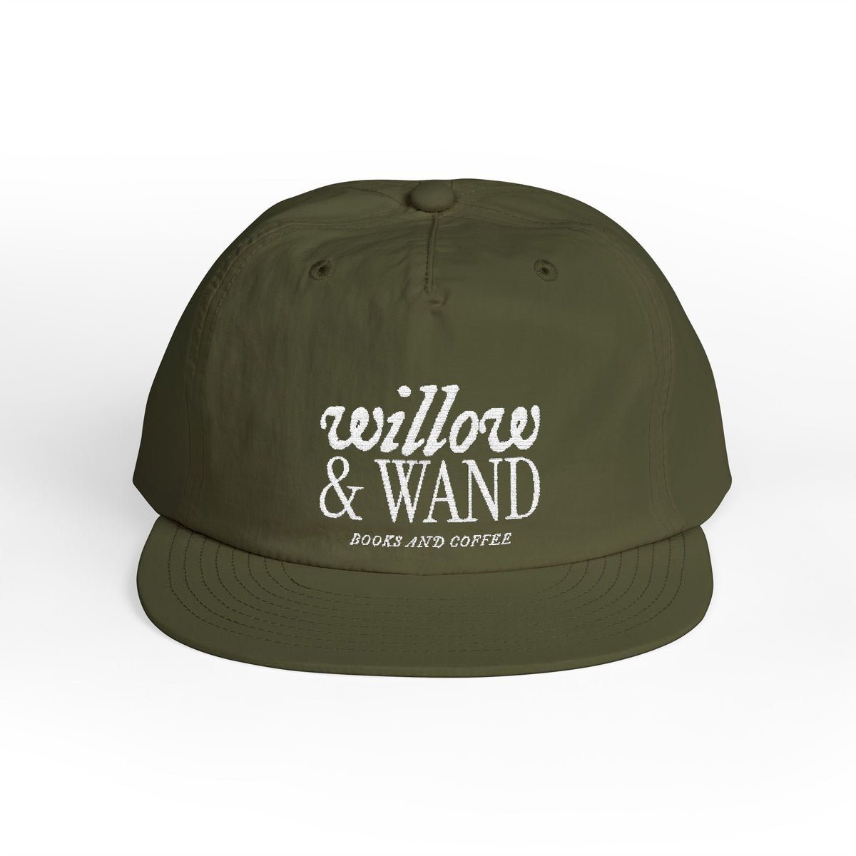 Surf Cap — Willow & Wand Embroidered Logo Snapback Hat