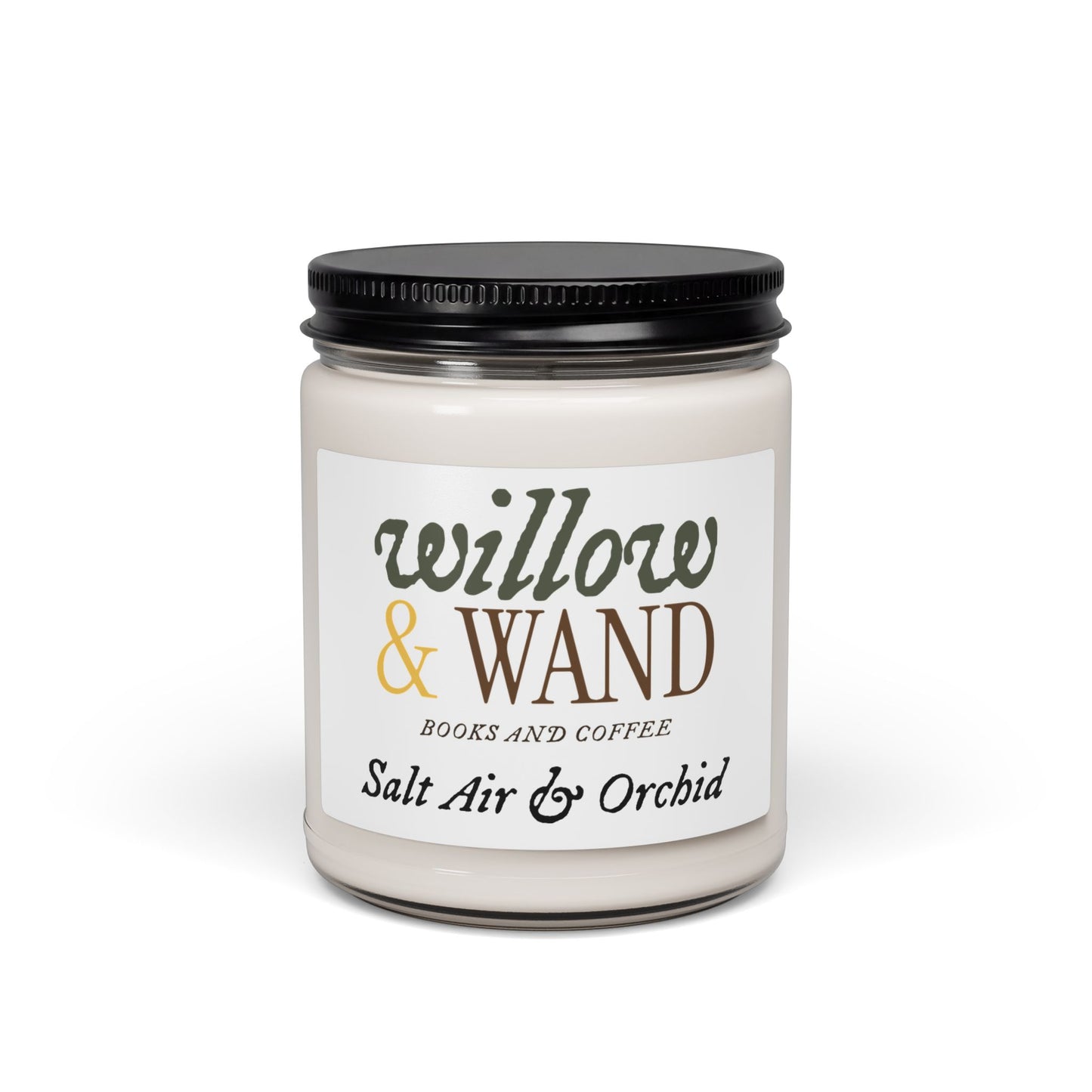 Willow & Wand Scented Soy Candle — Books & Coffee 9oz