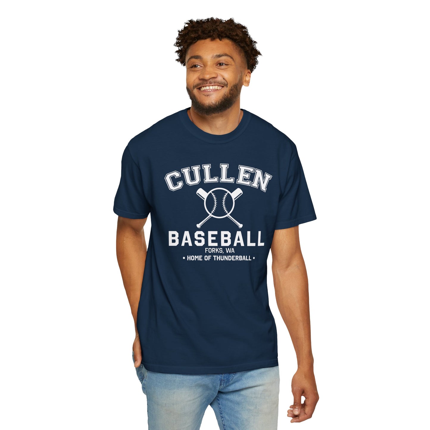Vampire Baseball Team T-Shirt — Forks 'Home of Thunder ball' Vintage Tee