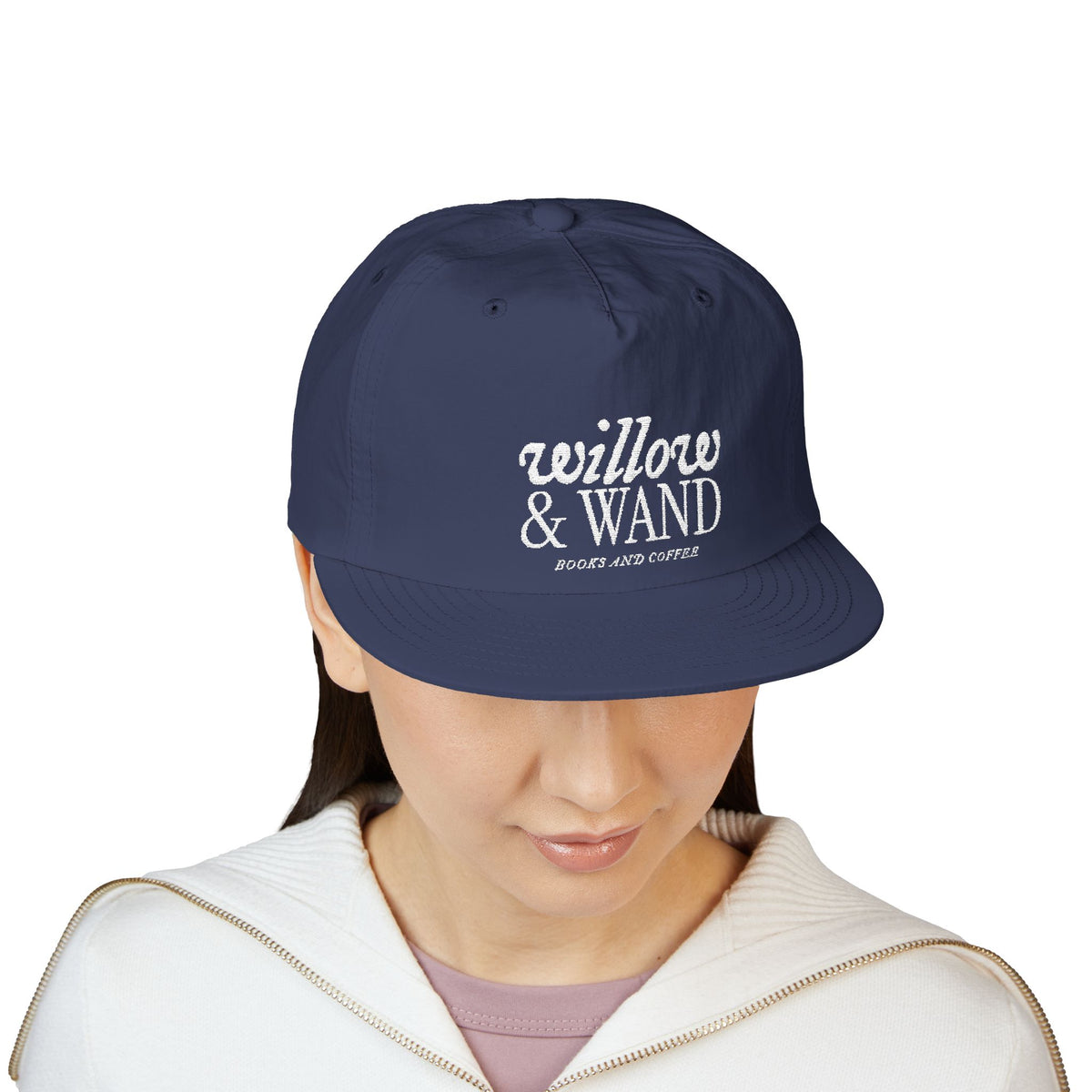 Surf Cap — Willow & Wand Embroidered Logo Snapback Hat