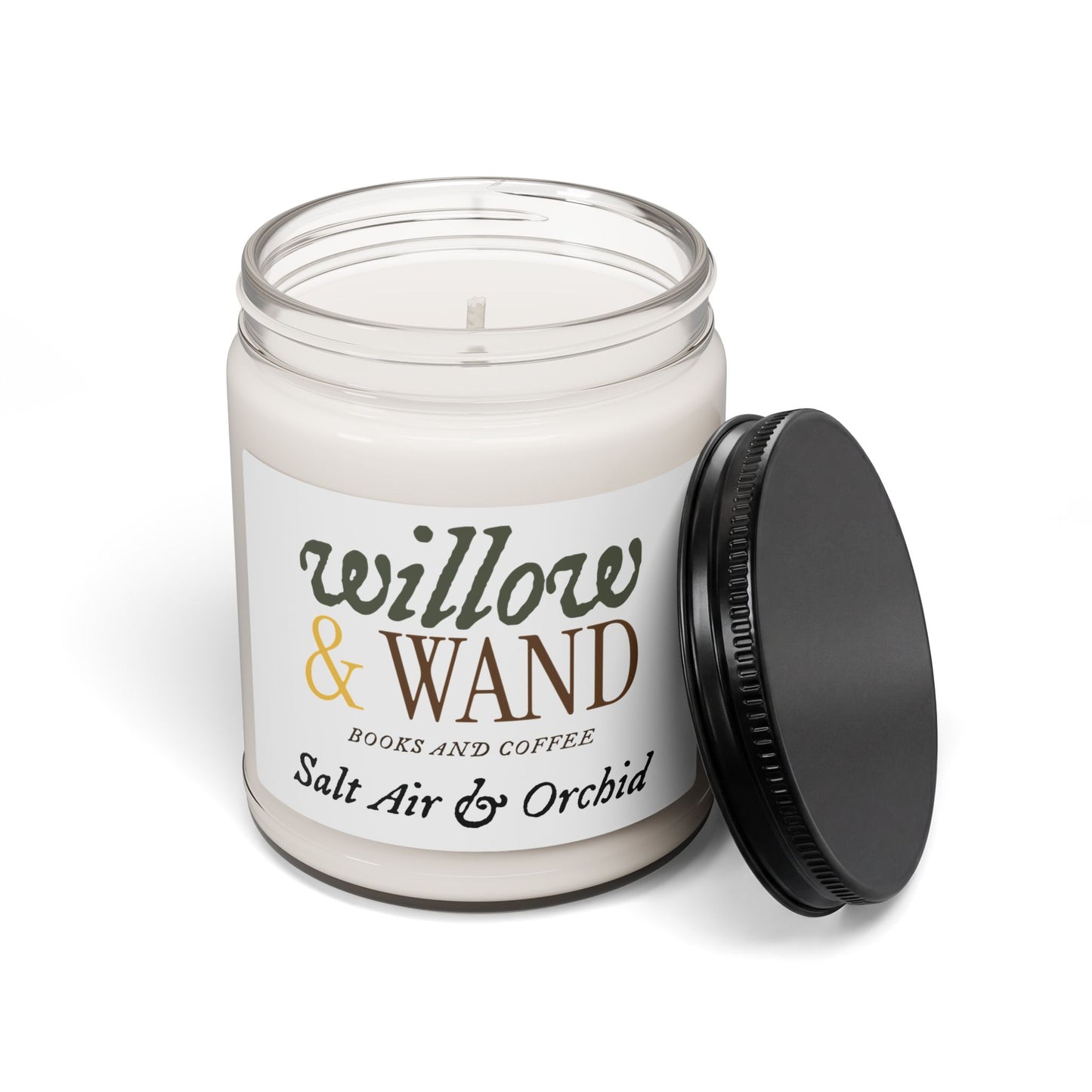 Willow & Wand Scented Soy Candle — Books & Coffee 9oz