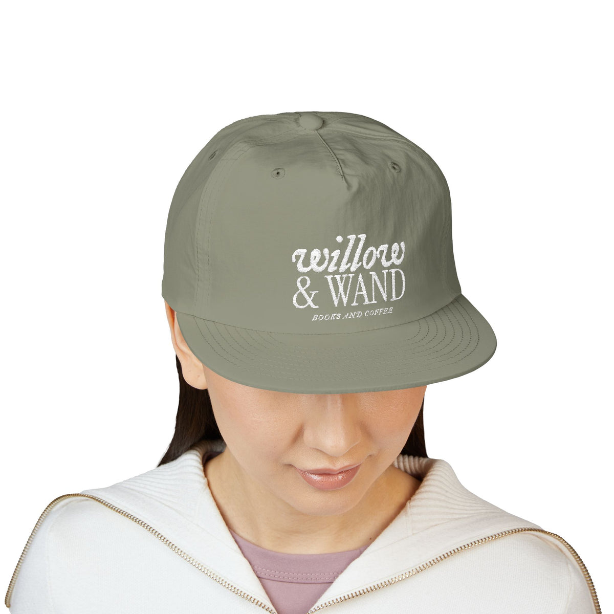 Surf Cap — Willow & Wand Embroidered Logo Snapback Hat