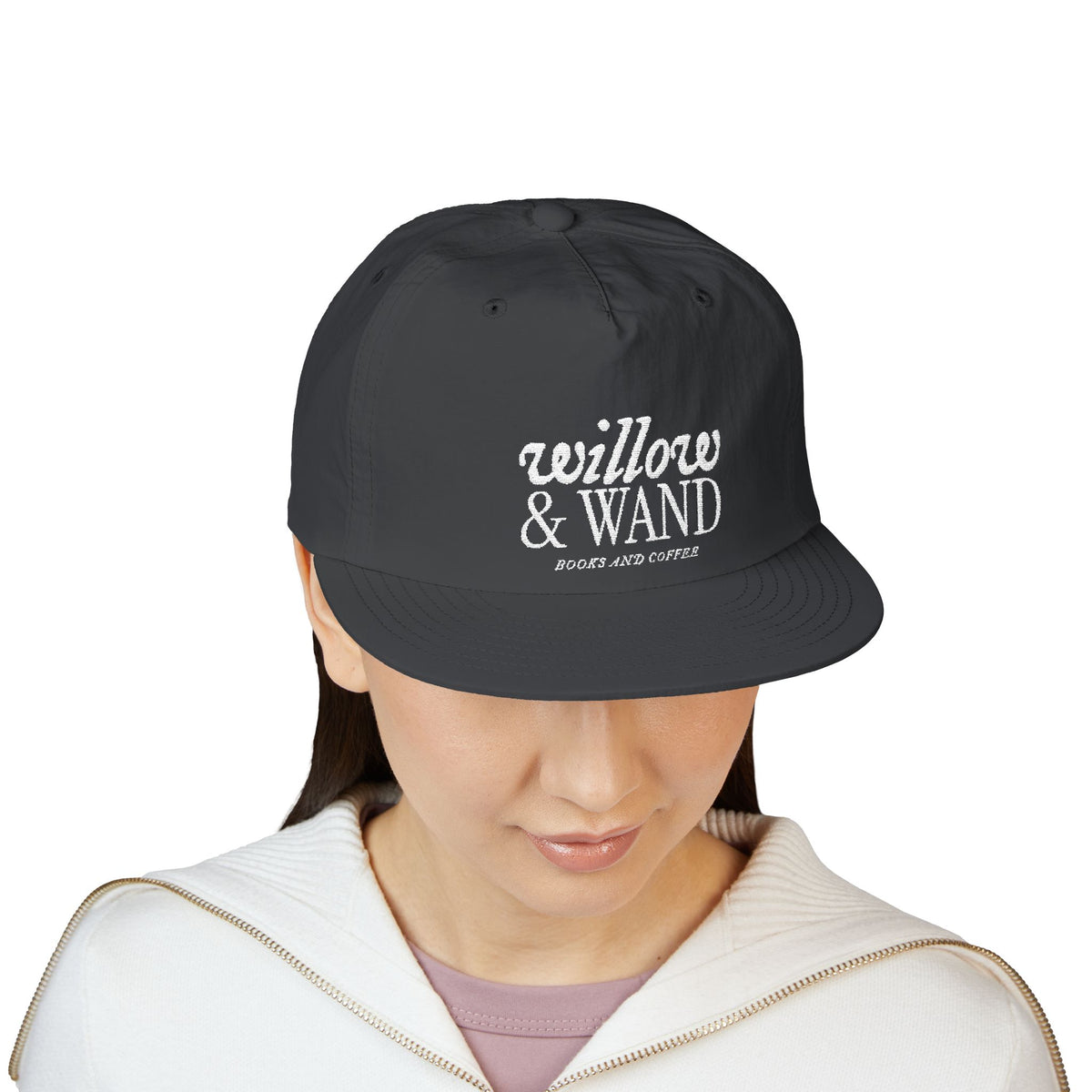 Surf Cap — Willow & Wand Embroidered Logo Snapback Hat