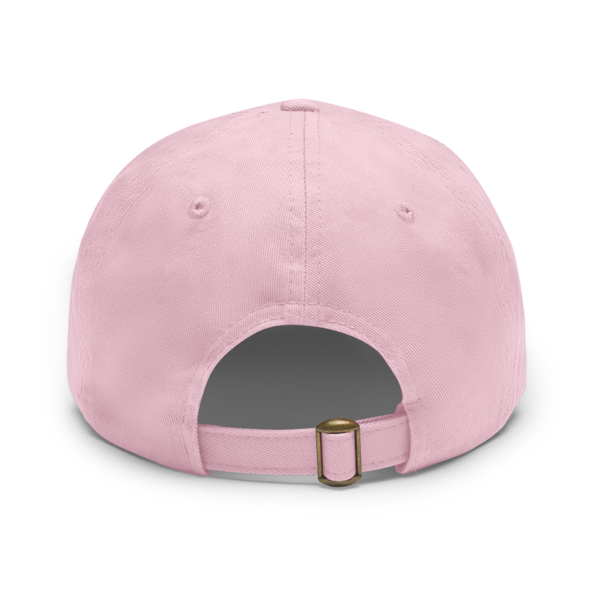 Willow & Wand Leather Patch Dad Hat — Coffee Shop Retro Logo Cap