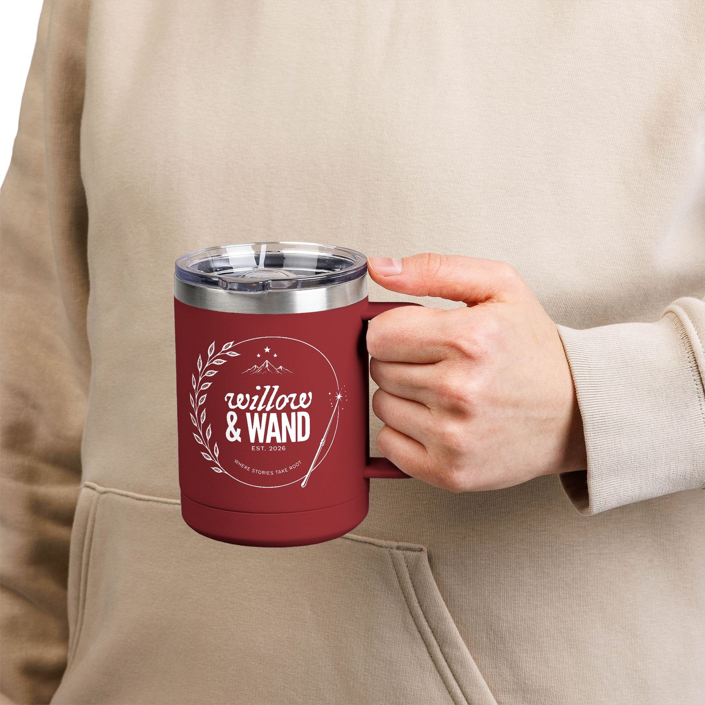Willow & Wand 15oz Insulated Travel Mug Tumbler
